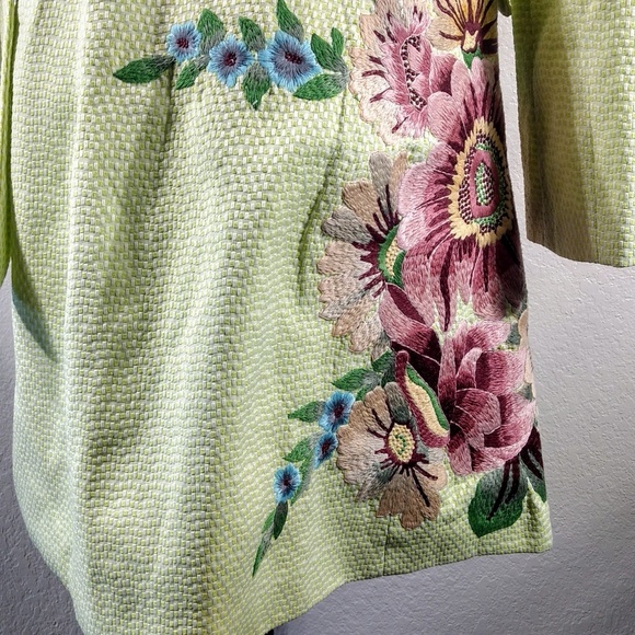 NWT Johnny Was Biya Embroidered Coat Sz S - Picture 3 of 8
